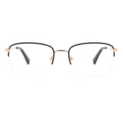 Square Half-Rim Glasses 7456