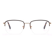 Square Half-Rim Glasses 7463