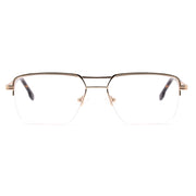 testAviator Half-Rim Glasses 7455