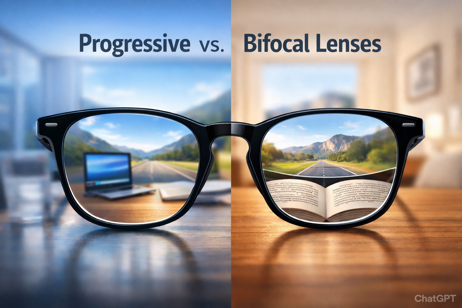 Progressive vs. Bifocal Lenses