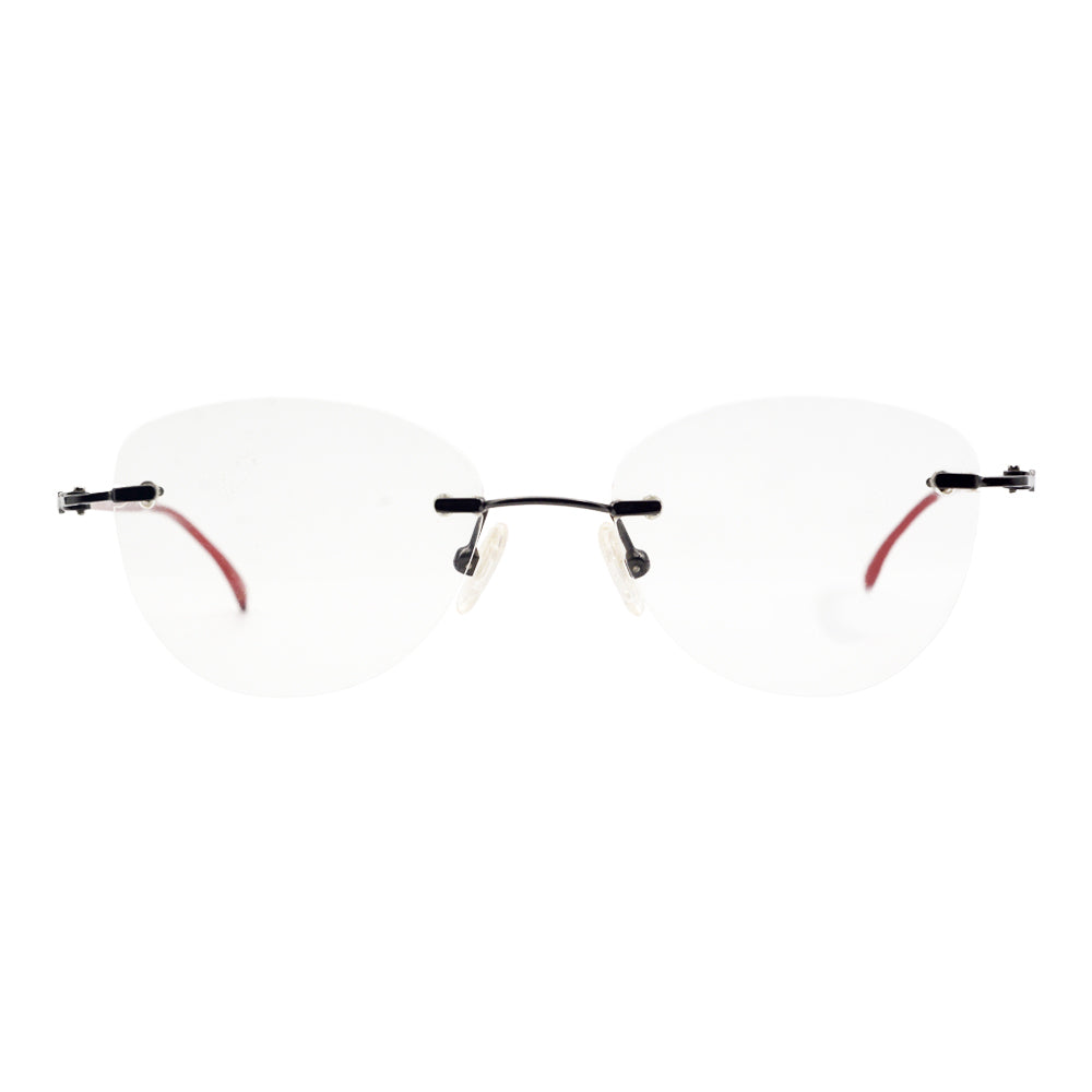 Butterfly Rimless Glasses 1541-zoom-1