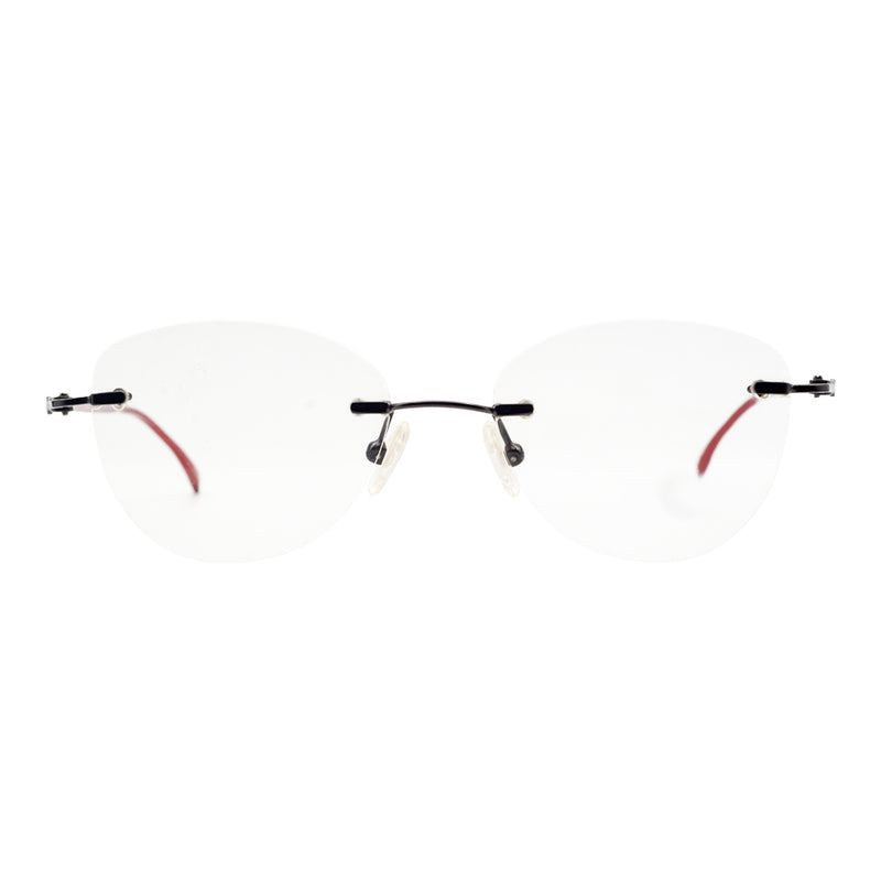 Butterfly Rimless Glasses 1541-zoom-