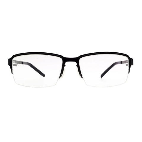 Rectangle Half Rim Glasses 986