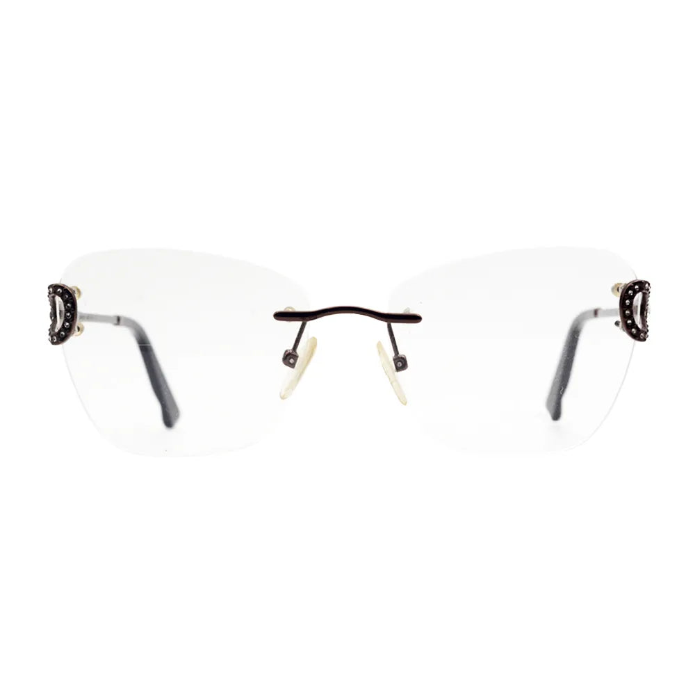 Butterfly Rimless Glasses 1542-zoom-1