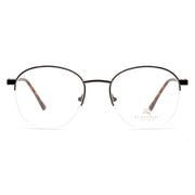 Burberry Halfrim Round Glasses 4967