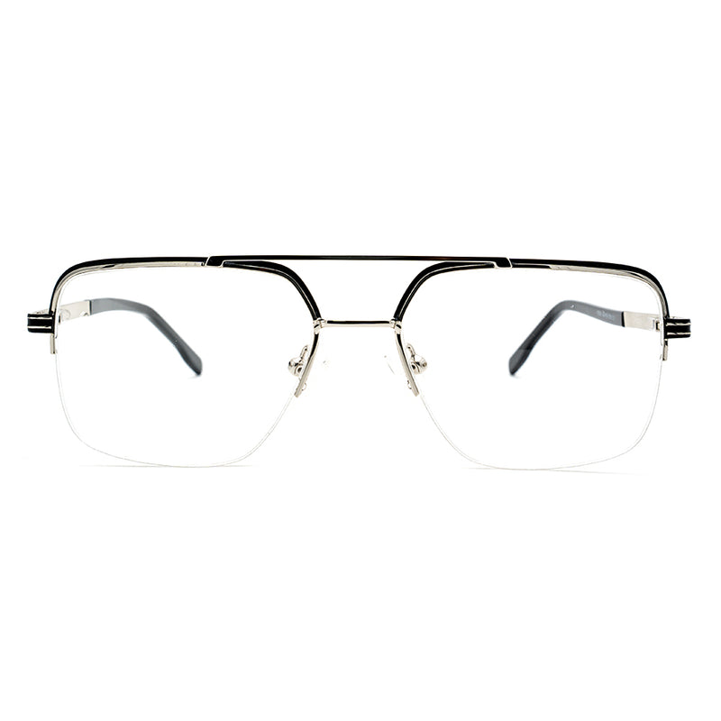 Aviator Half-Rim Glasses 9505-zoom-