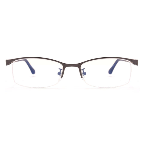 Rectangle Half-Rim Glasses 7210