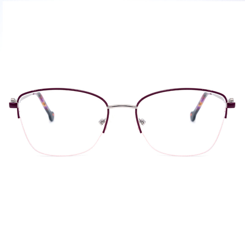 Half Rim Butterfly Glasses 9528-zoom-