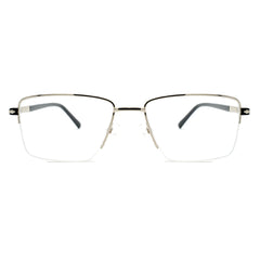 Square Half-Rim Glasses 9511