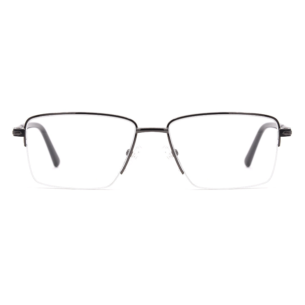 Square Half-Rim Glasses 7492-zoom-1