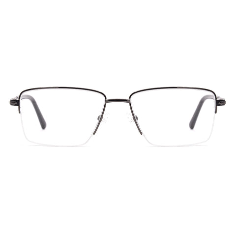 Square Half-Rim Glasses 7492