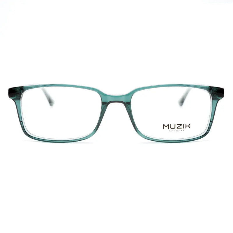Muzik Rectangle Glasses 9166-zoom-