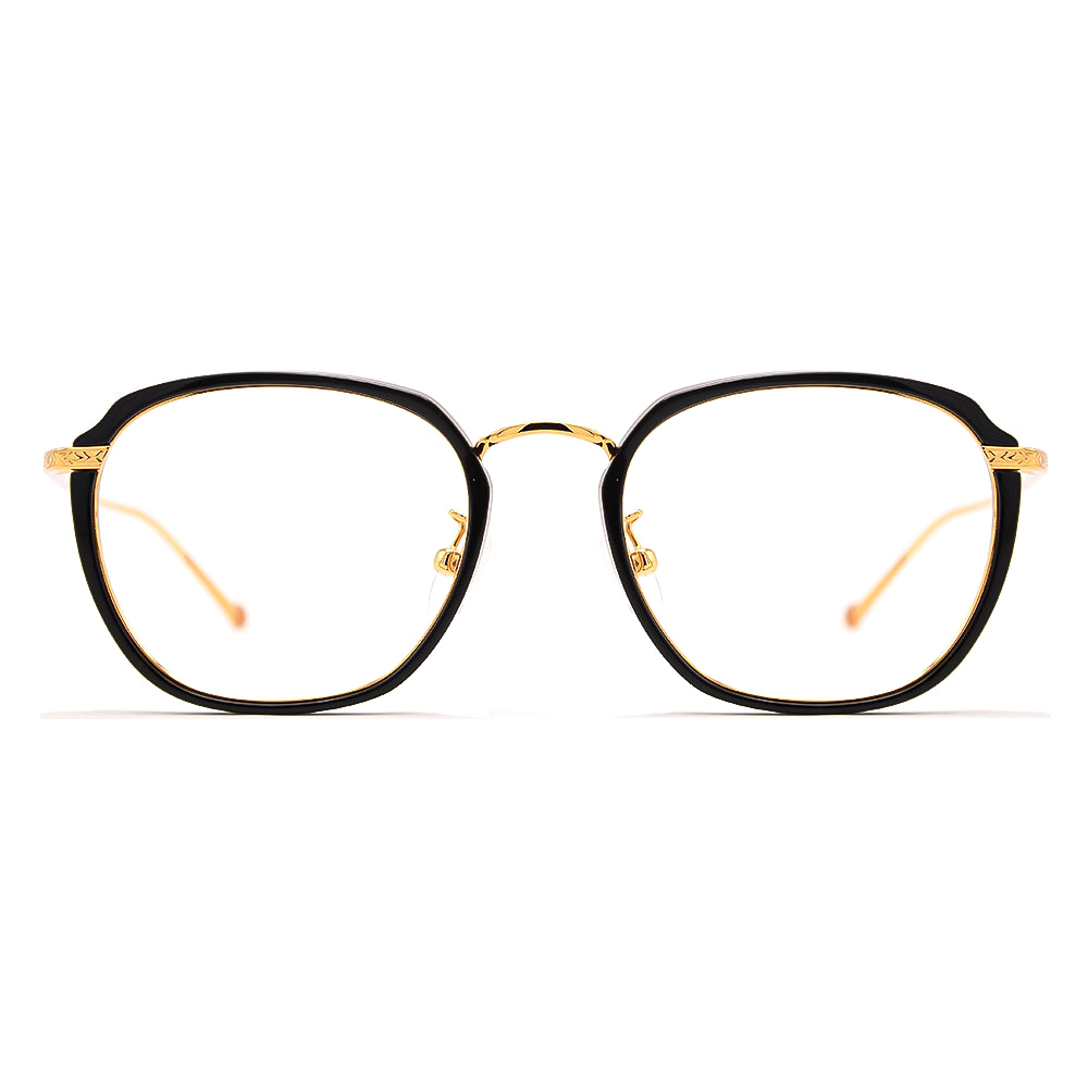 Titanium Square Glasses 7912-1