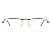 Aviator Half-Rim Glasses 7454