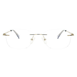Butterfly Rimless Glasses 9105