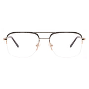 Aviator Half-Rim Glasses 7438