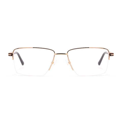 Square Half-Rim Glasses 7479