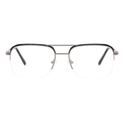 Aviator Half-Rim Glasses 7439