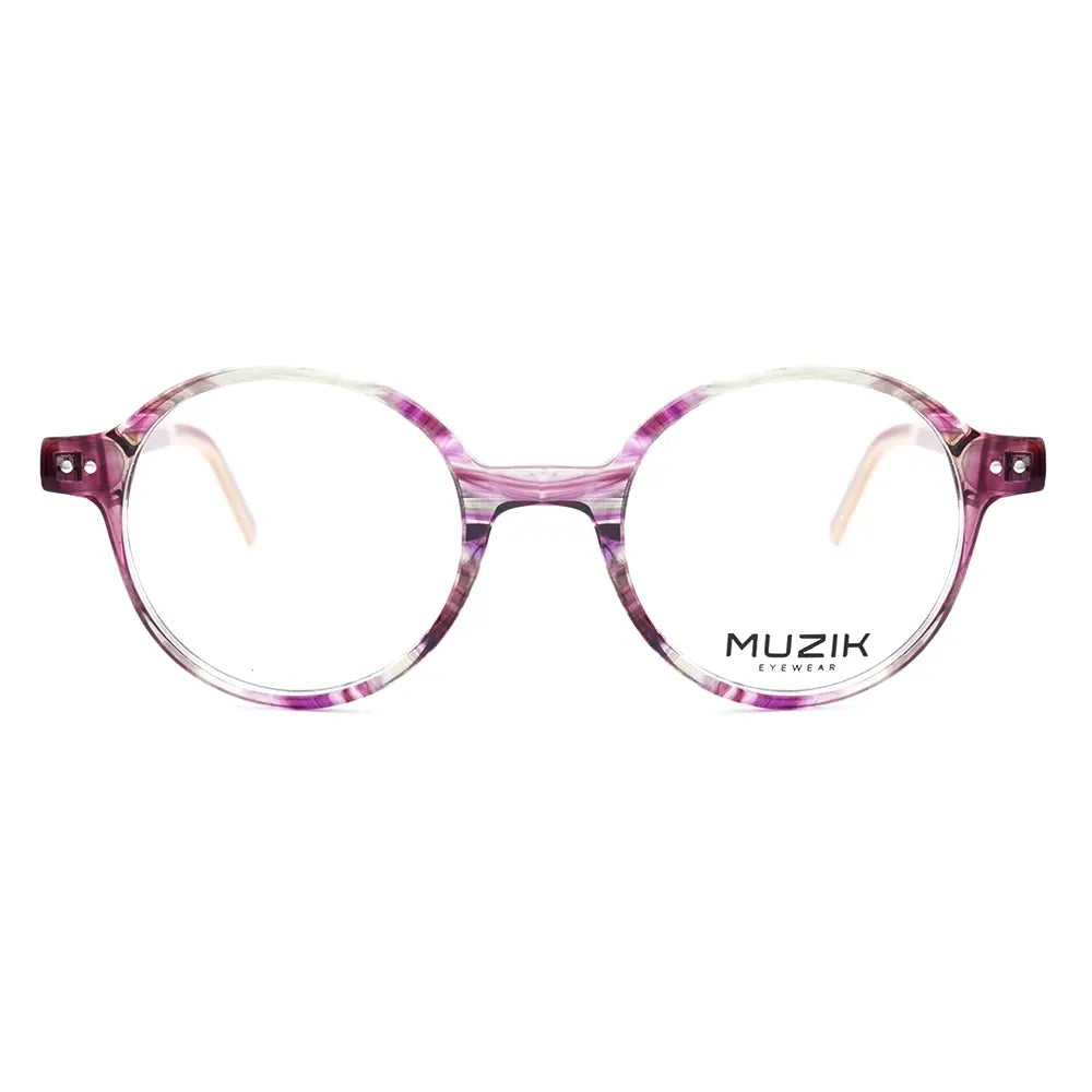 Muzik Round Glasses 9169