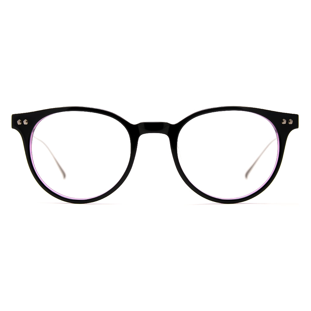 Lightweight & Durable Round Glasses 7909-zoom-1
