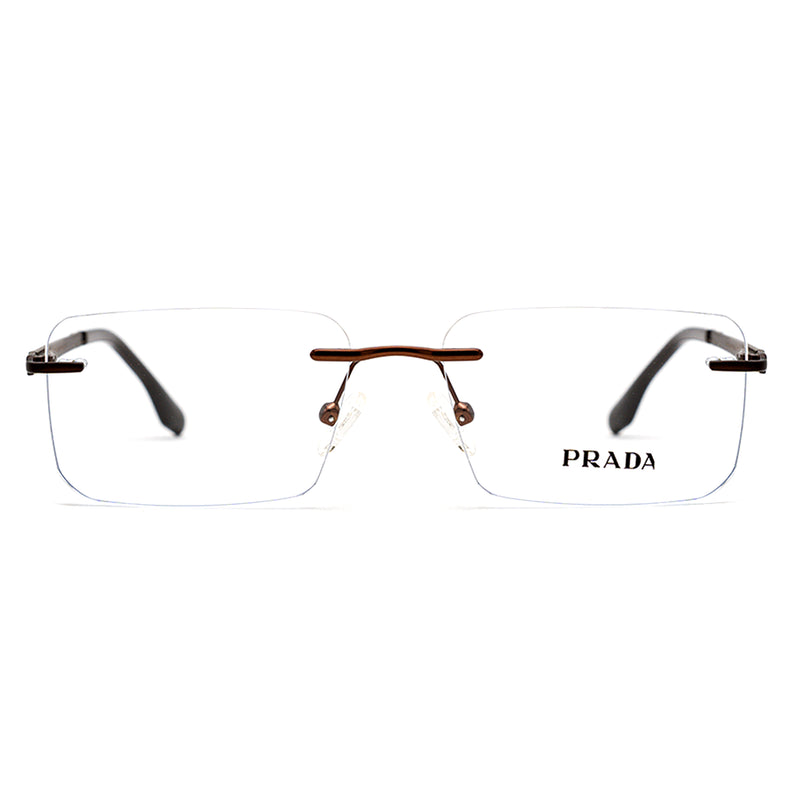 Prada Rimless Glasses 9372-zoom-