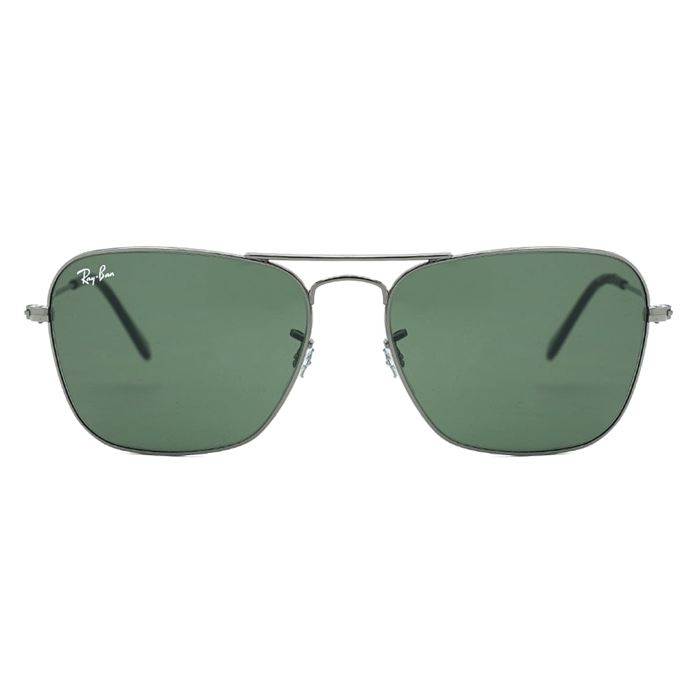 Stylish Ray-Ban RB3136 004 Carvan sunglasses with dark lenses and a modern frame, perfect for any occasion.