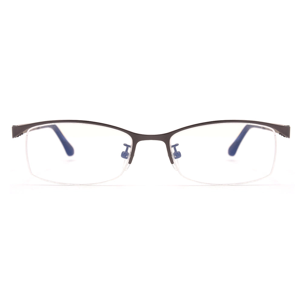 Rectangle Half-Rim Glasses 7194-1