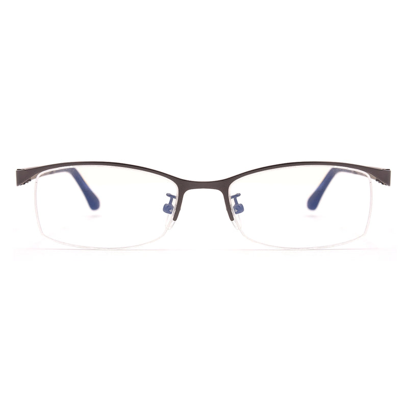 Rectangle Half-Rim Glasses 7194-zoom-