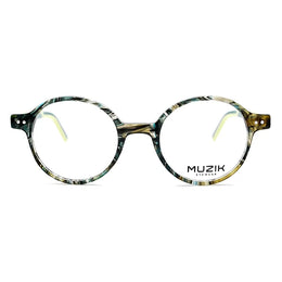 Muzik Round Glasses 9173