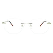 Hexagon Rimless Glasses 9106