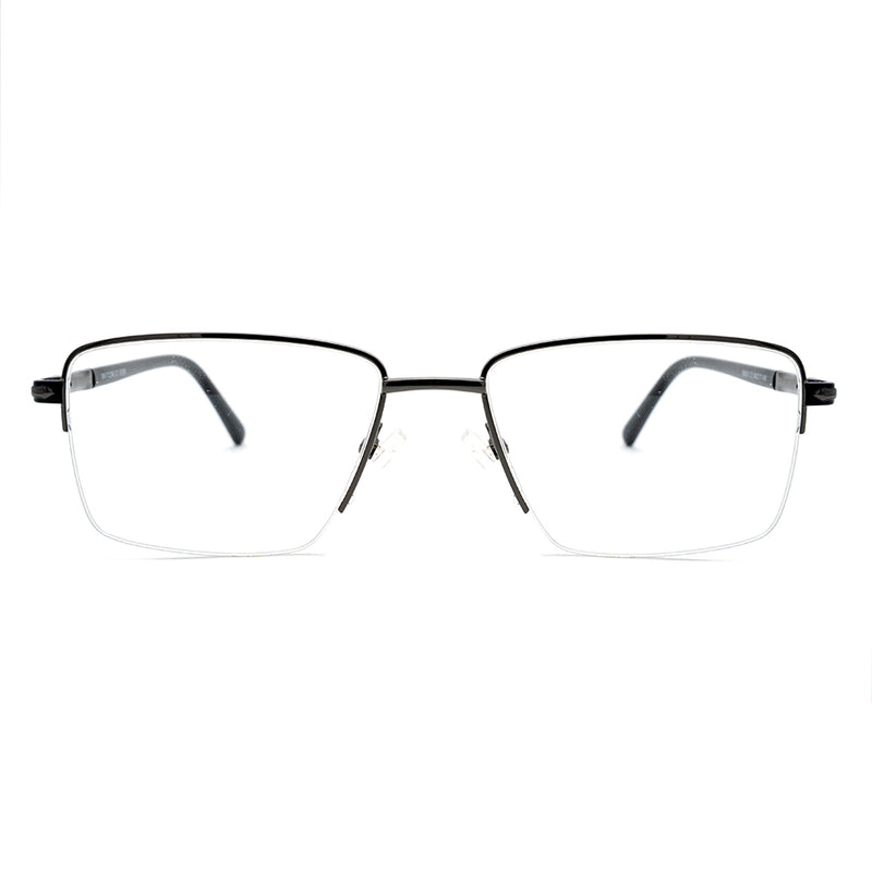 Square Half-Rim Glasses 9507-zoom-