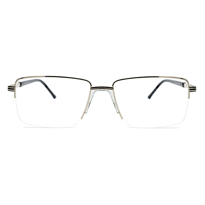 Square Half-Rim Glasses 9506-zoom-