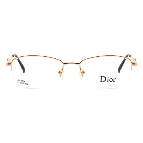 Dior Half-Rim Glasses 6805