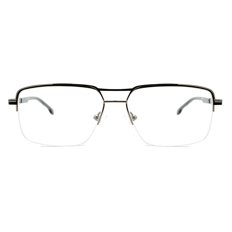 Aviator Half-Rim Glasses 9510-zoom-