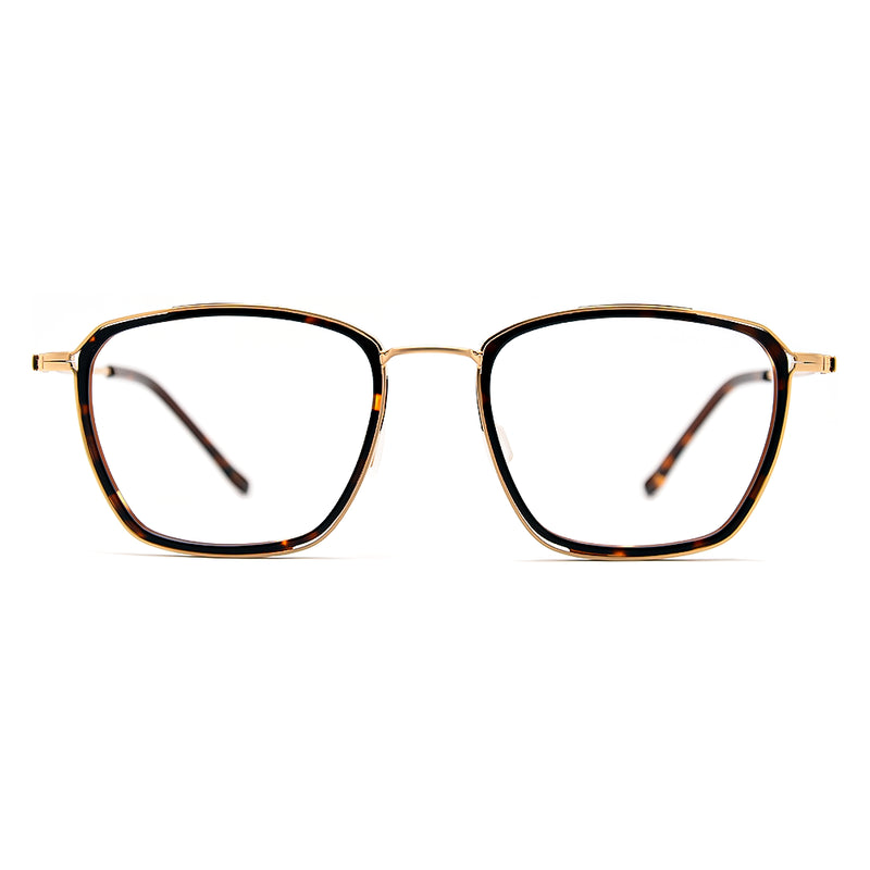Titanium Square Glasses 7910-zoom-