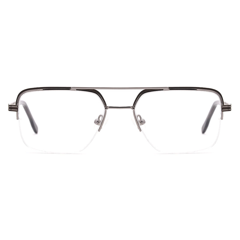 Aviator Half-rim Glasses 7497-zoom-