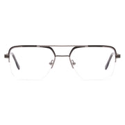 Aviator Half-rim Glasses 7497