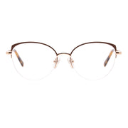 Cat Eye Half-Rim Glasses 7446