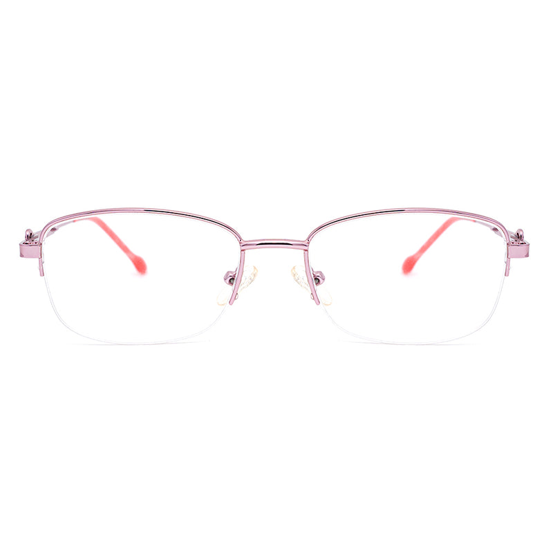 Half Rim Square Glasses 9527-zoom-