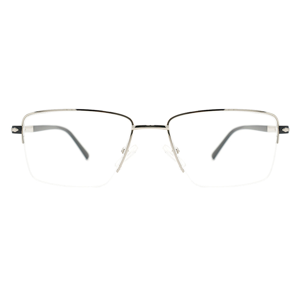 Half-Rim Square Glasses 10043