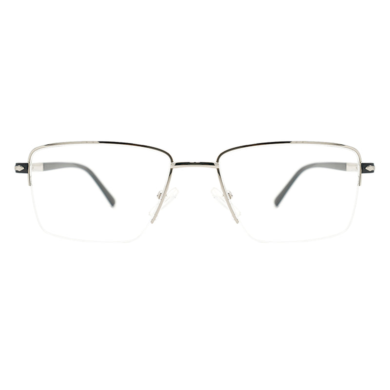 Half-Rim Square Glasses 10043-zoom-