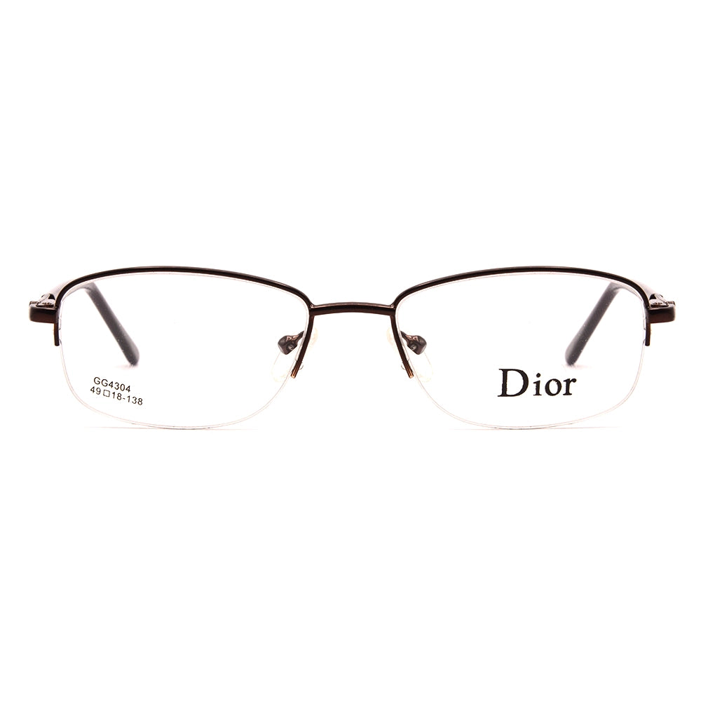 Dior Half-Rim Glasses 6801-1