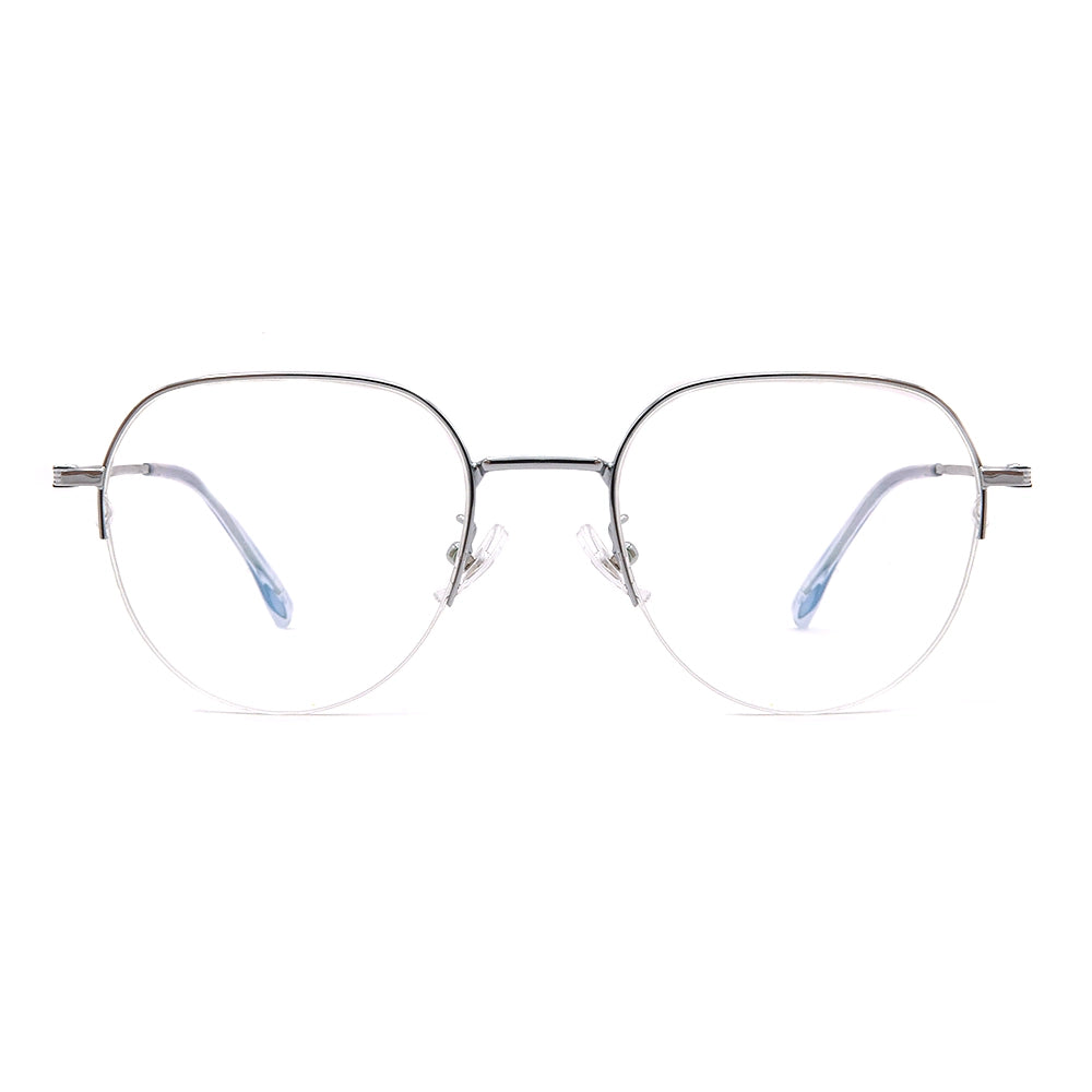 Square Half-Rim Glasses 7794-1