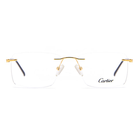 Cartier Premium Rimless Glasees 7566