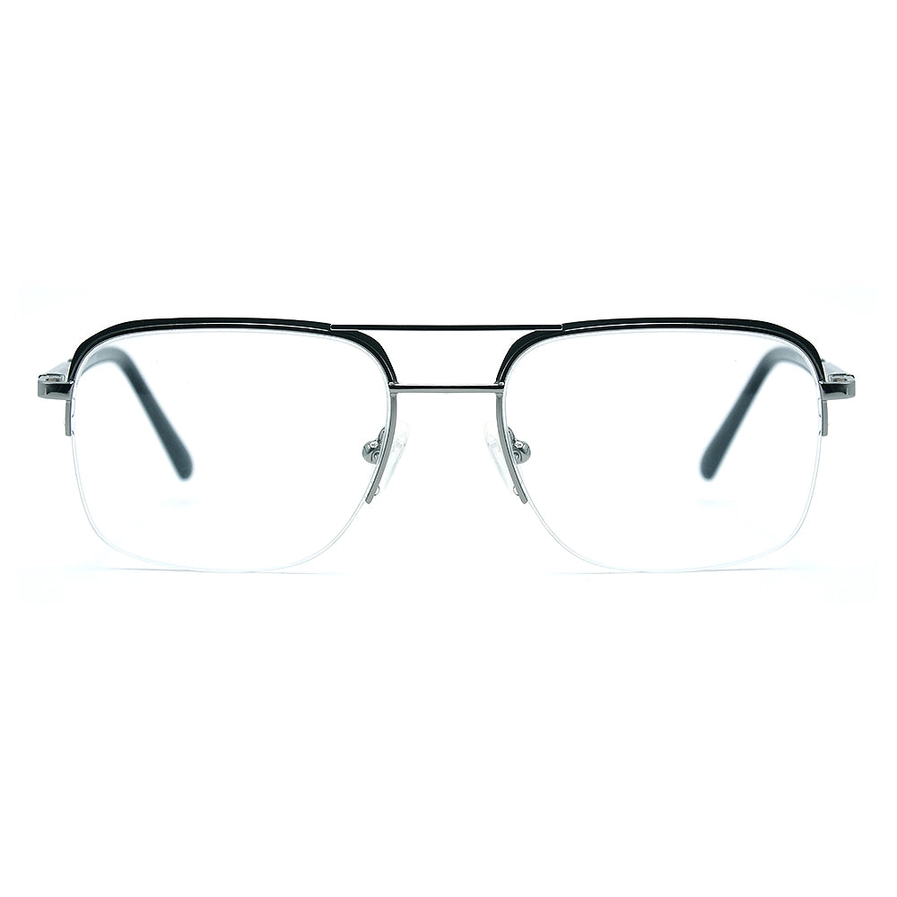 Aviator Half-Rim Glasses 7440-zoom-1