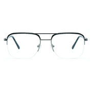 Aviator Half-Rim Glasses 7440