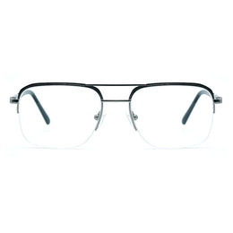 Aviator Half-Rim Glasses 7440