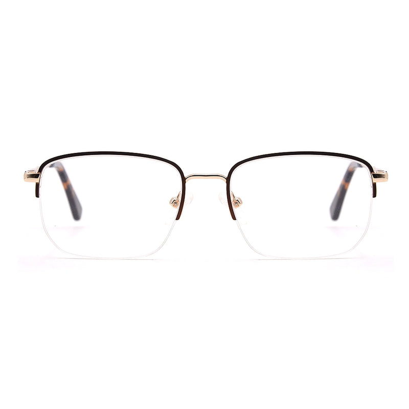 Square Half-Rim Glasses 7463-zoom-