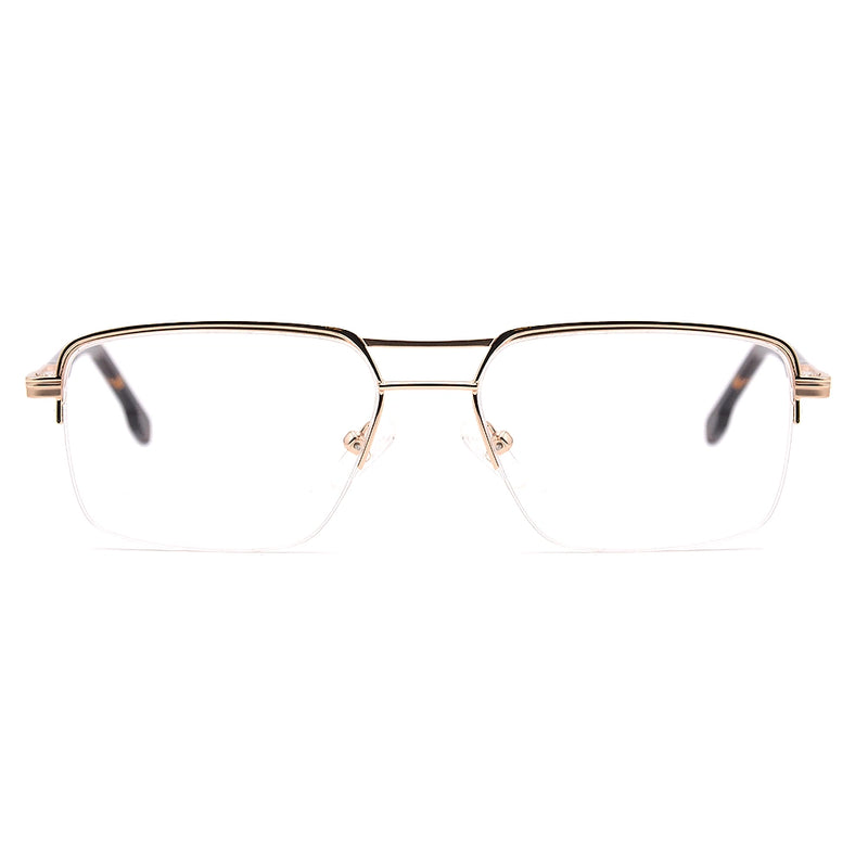 testAviator Half-Rim Glasses 7455-zoom-