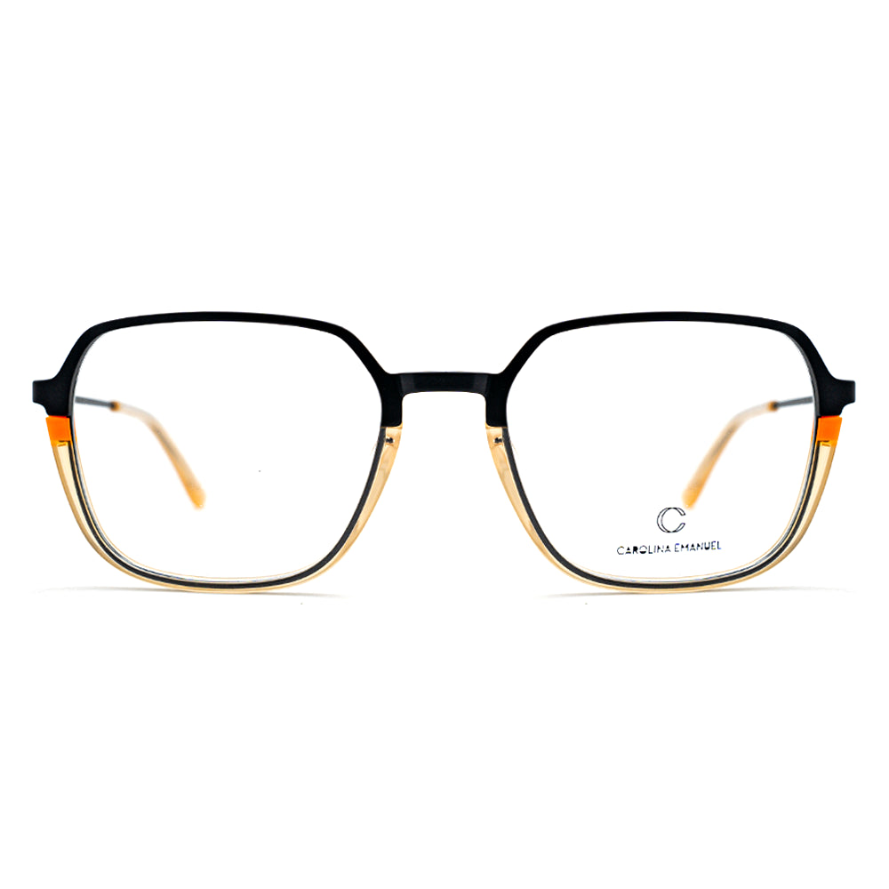 Glasses Frame Name = Carolina Emanuel Square Glasses 9385
